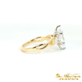 Load image into Gallery viewer, 14K Two-Tone Lab-Grown Marquise Diamond Twist Ring