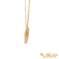Load image into Gallery viewer, 14K Yellow Gold Heart Diamond Necklace