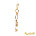 Load image into Gallery viewer, 14K Two-Tone Oval Link Bracelet