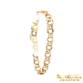 Load image into Gallery viewer, 14K Yellow Gold Triple Link Bracelet