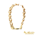 Load image into Gallery viewer, 14K Yellow Gold Double Link Bracelet