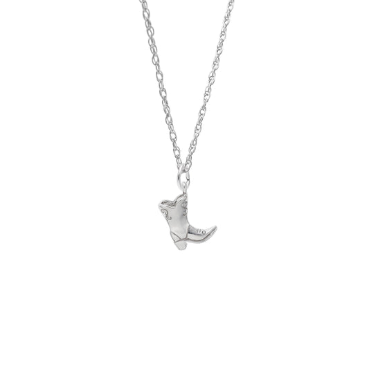 Serene Harbor Boot Necklace 2025 Silver Edition