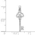 Load image into Gallery viewer, Habitat for Humanity Key Pendant-14K White Gold