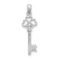 Load image into Gallery viewer, Habitat for Humanity Key Pendant-14K White Gold