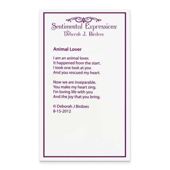 Heart Paw Print Animal Lover SPCA Sterling Silver Necklace