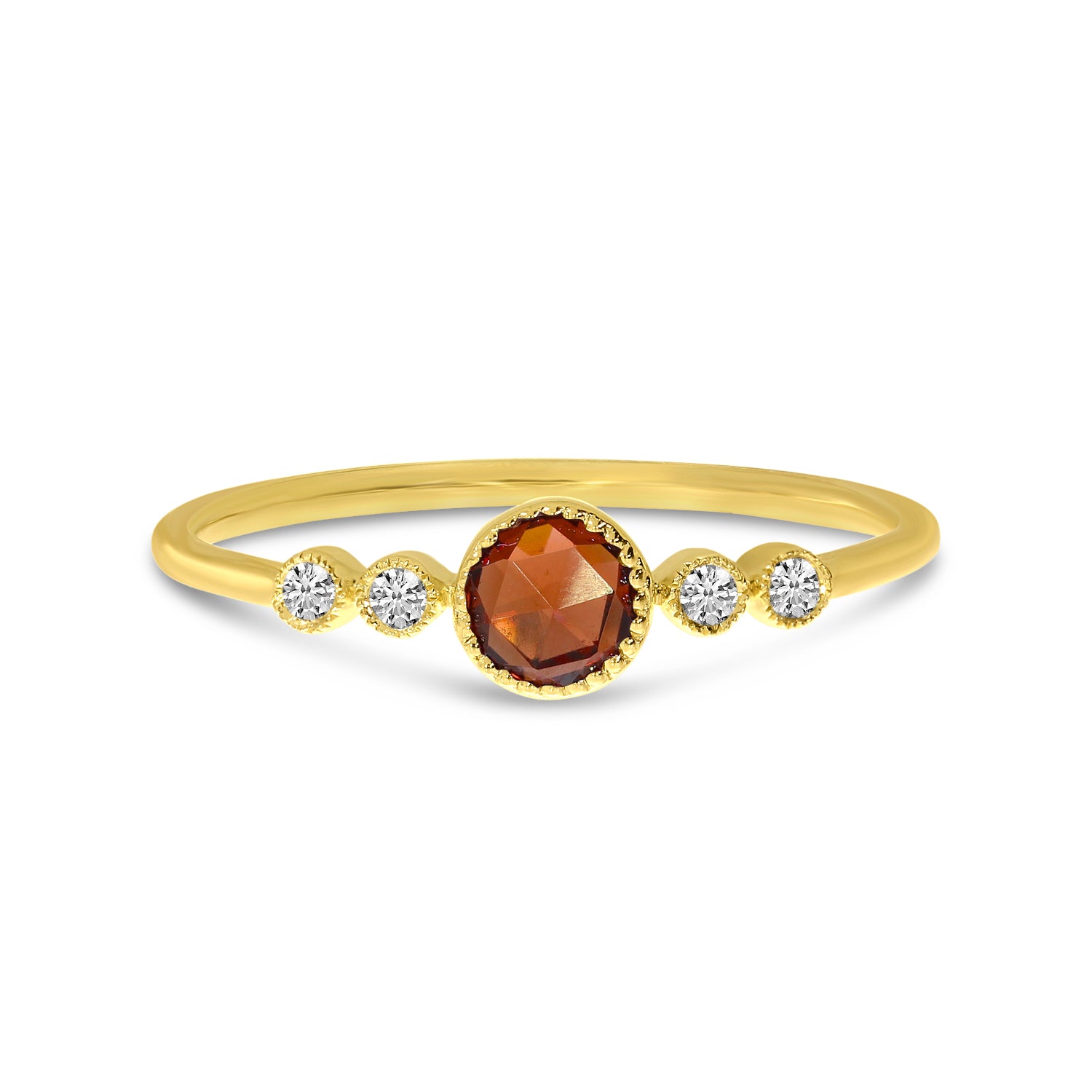 14K Yellow Gold Citrine Ring