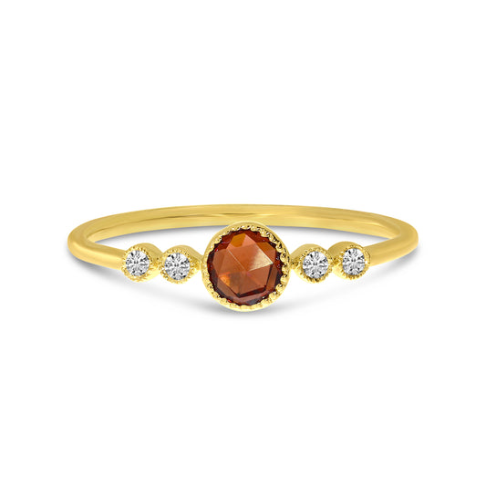 14K Yellow Gold Citrine Ring