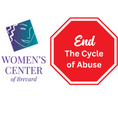 Load image into Gallery viewer, "Stop the Abuse" Created Ruby and Diamond Sterling Silver Necklace for the Women's Center