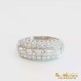 Load and play video in Gallery viewer, Platinum Diamond Band - Estate