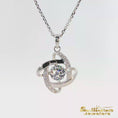 Load and play video in Gallery viewer, Sterling Silver and CZ Ways for Life Wrap Pendant