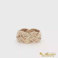 Load and play video in Gallery viewer, Braided 14K Yellow Gold Ring
