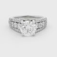 Load and play video in Gallery viewer, 14k White Gold 1.55 Carat Natural Diamond Engagement Ring