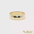 Load and play video in Gallery viewer, 10K Classic Yellow Gold Band Ring