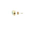 Load image into Gallery viewer, 14K Yellow Gold Boulder Opal Stud Earrings

