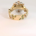 Load image into Gallery viewer, Yellow Diamond Flower Ring
