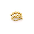 Load image into Gallery viewer, 18k Yellow Gold Beaded Ear Cuff
