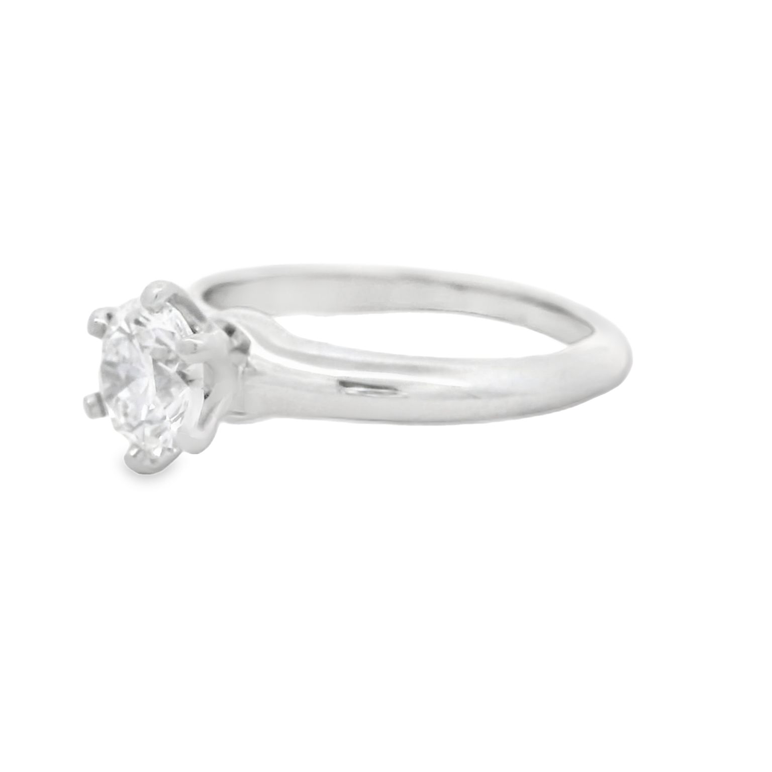 Platinum Tiffany & Co. .78 Ct. Diamond Ring