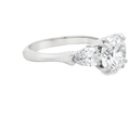 Load image into Gallery viewer, Platinum Three Stone Lab Grown Diamond Engagement Ring
