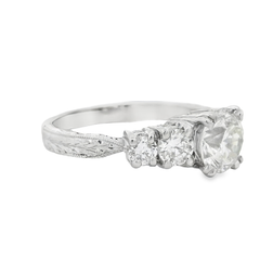 Platinum Five Stone Diamond Engagement Ring