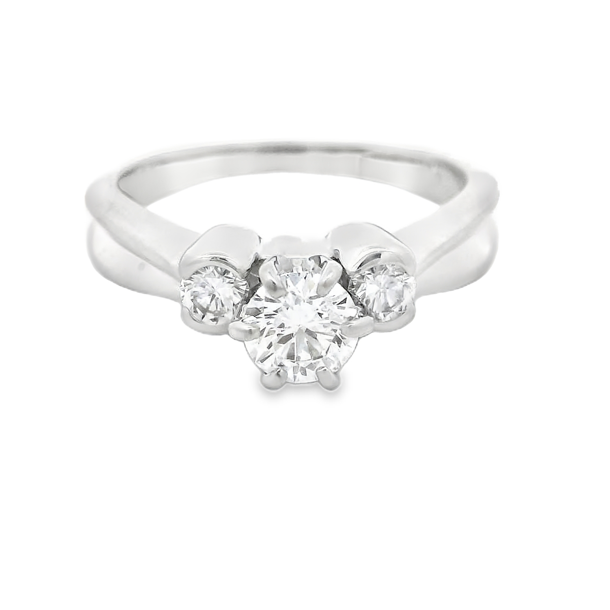 Platinum 3 Stone Diamond Ring