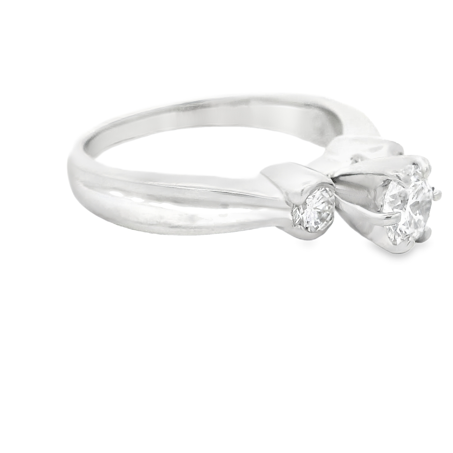 Platinum 3 Stone Diamond Ring