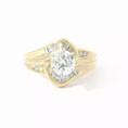 Load image into Gallery viewer, 14K Yellow Gold Channel Diamond Engagement Ring
