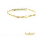 Load image into Gallery viewer, 18K Yellow Gold Emerald Bracelet
