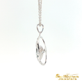 Load image into Gallery viewer, Sterling Silver and CZ Ways for Life Wrap Pendant
