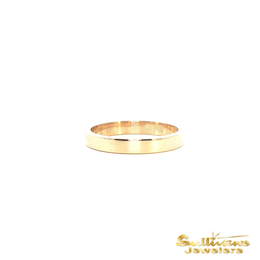 14K Classic Yellow Gold Band