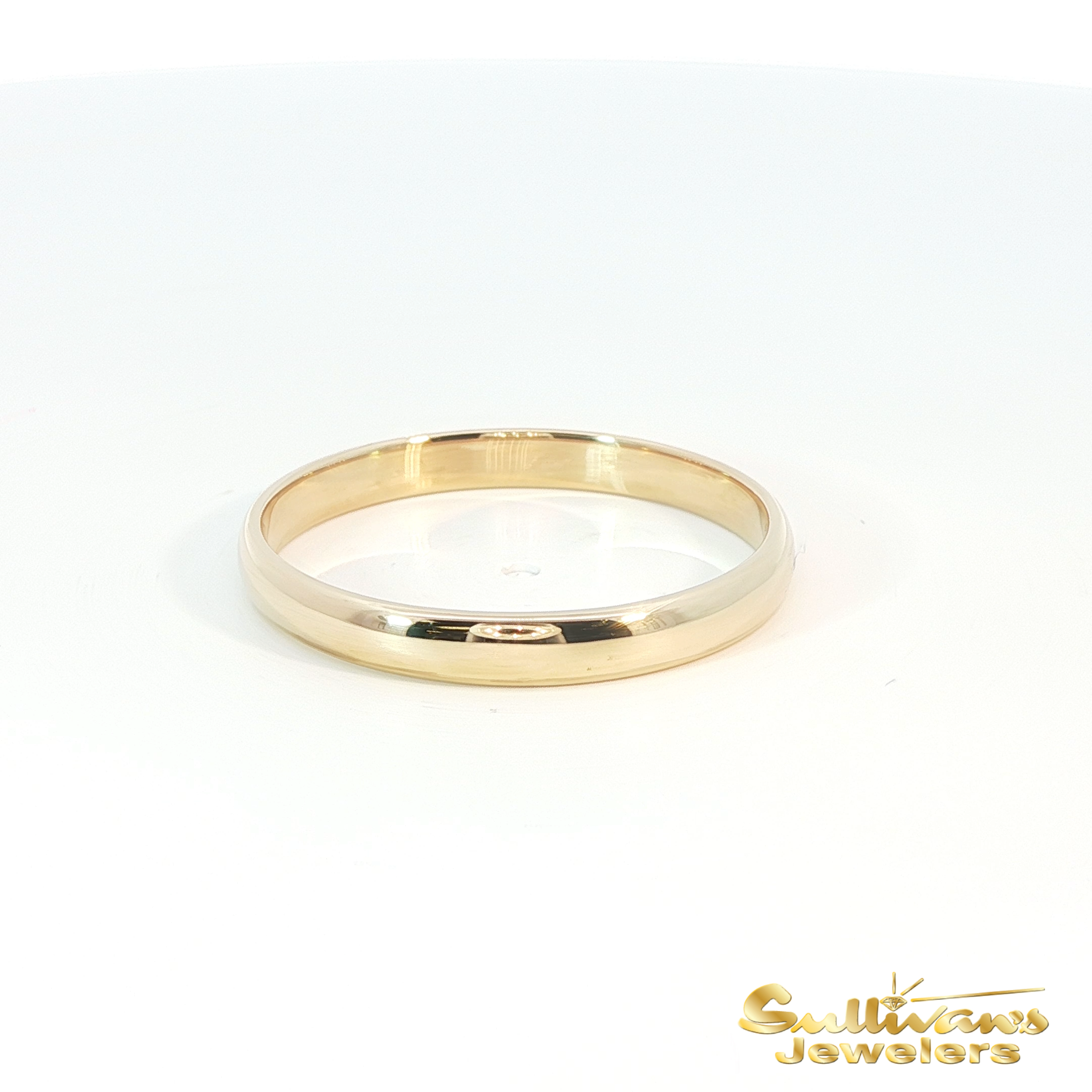 14K Yellow Gold Classic Wedding Band
