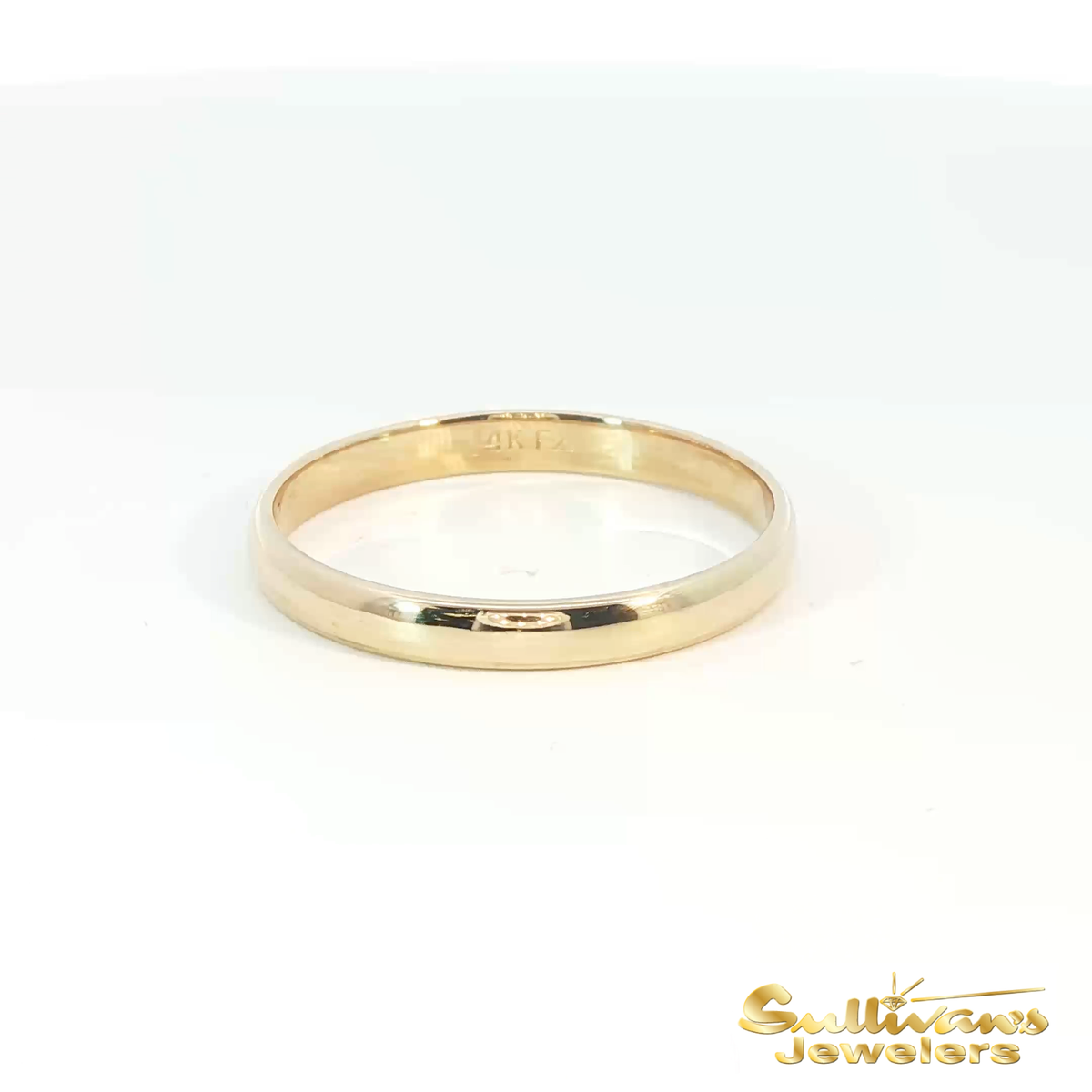 14K Yellow Gold Classic Wedding Band