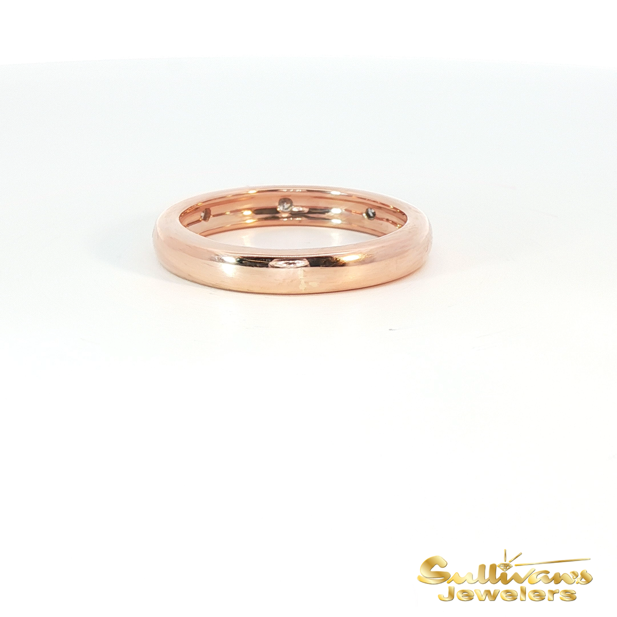 10K Rose Gold Diamond Ring