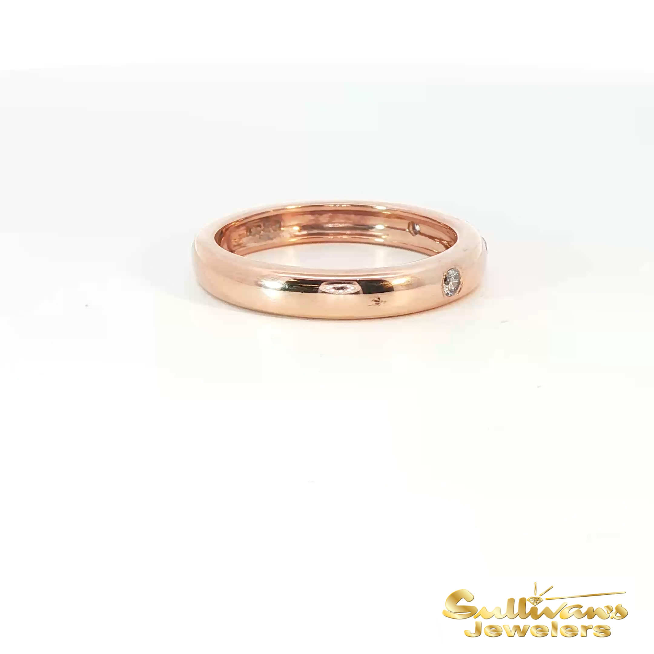10K Rose Gold Diamond Ring