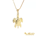 Load image into Gallery viewer, 14K Yellow Gold Turtle Pendant
