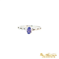 Load image into Gallery viewer, 14K White Gold Tanzanite Infinity Ring
