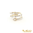 Load image into Gallery viewer, 18K Yellow Gold Diamond Coil Ring
