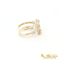 Load image into Gallery viewer, 18K Yellow Gold Diamond Coil Ring
