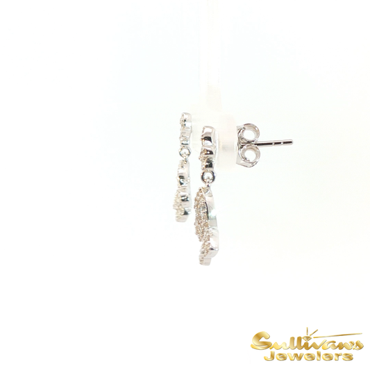 Sterling Silver New Life Mission Butterfly Earrings