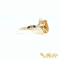 Load image into Gallery viewer, 14K Yellow Gold Pear Citrine Ring
