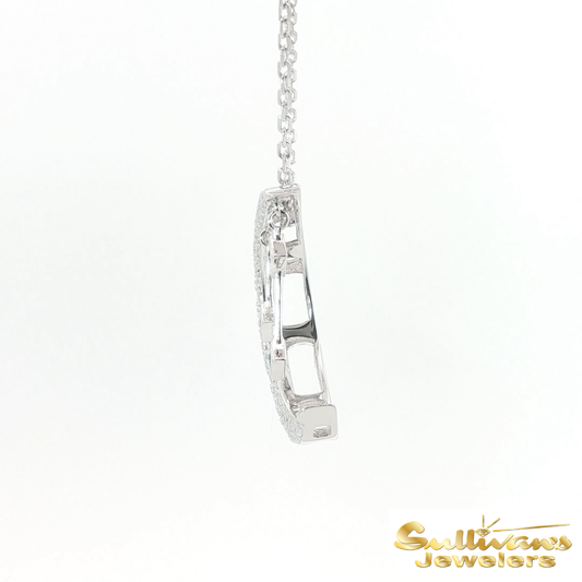 Sterling Silver Moon Necklace - Women of the Space Coast