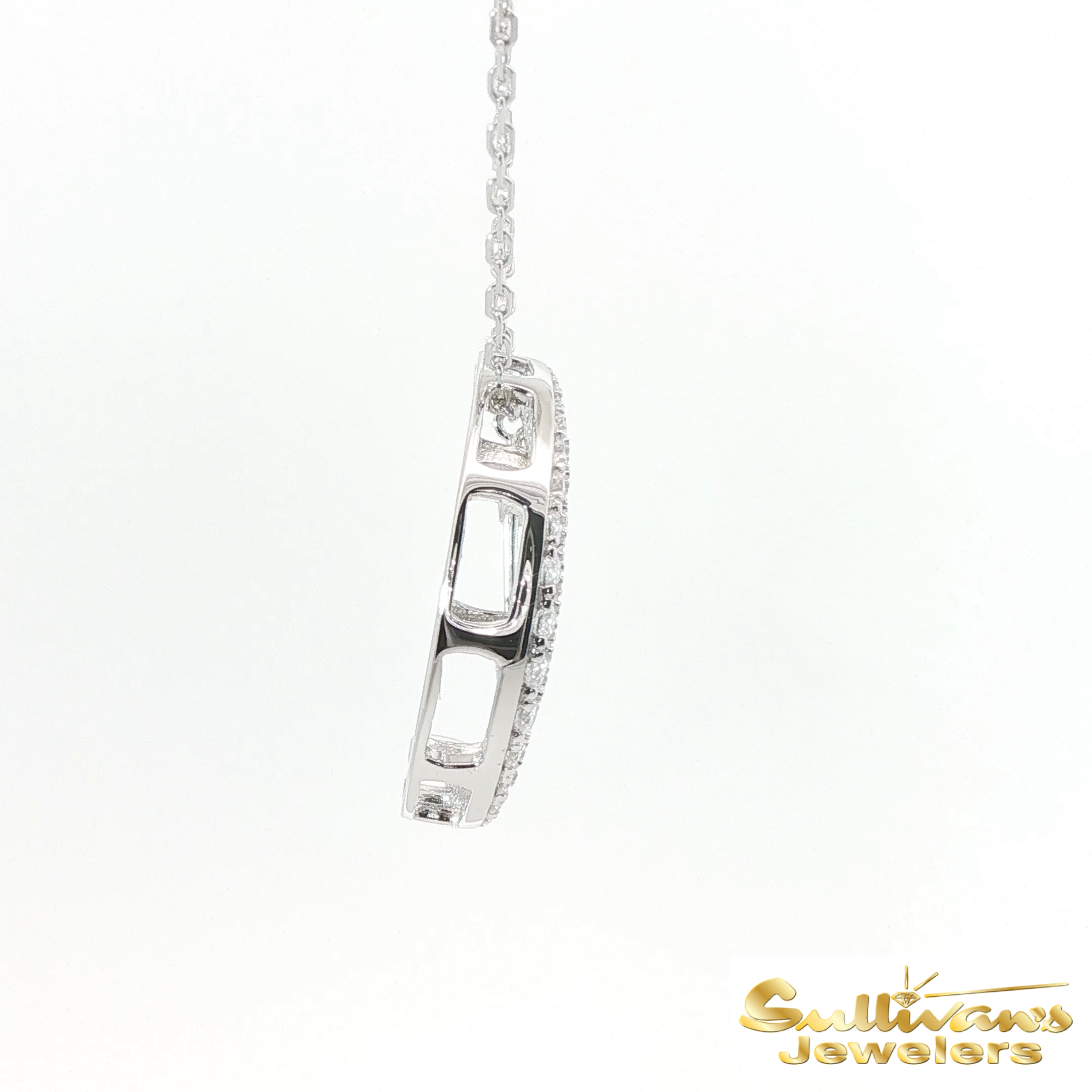Sterling Silver Moon Necklace - Women of the Space Coast