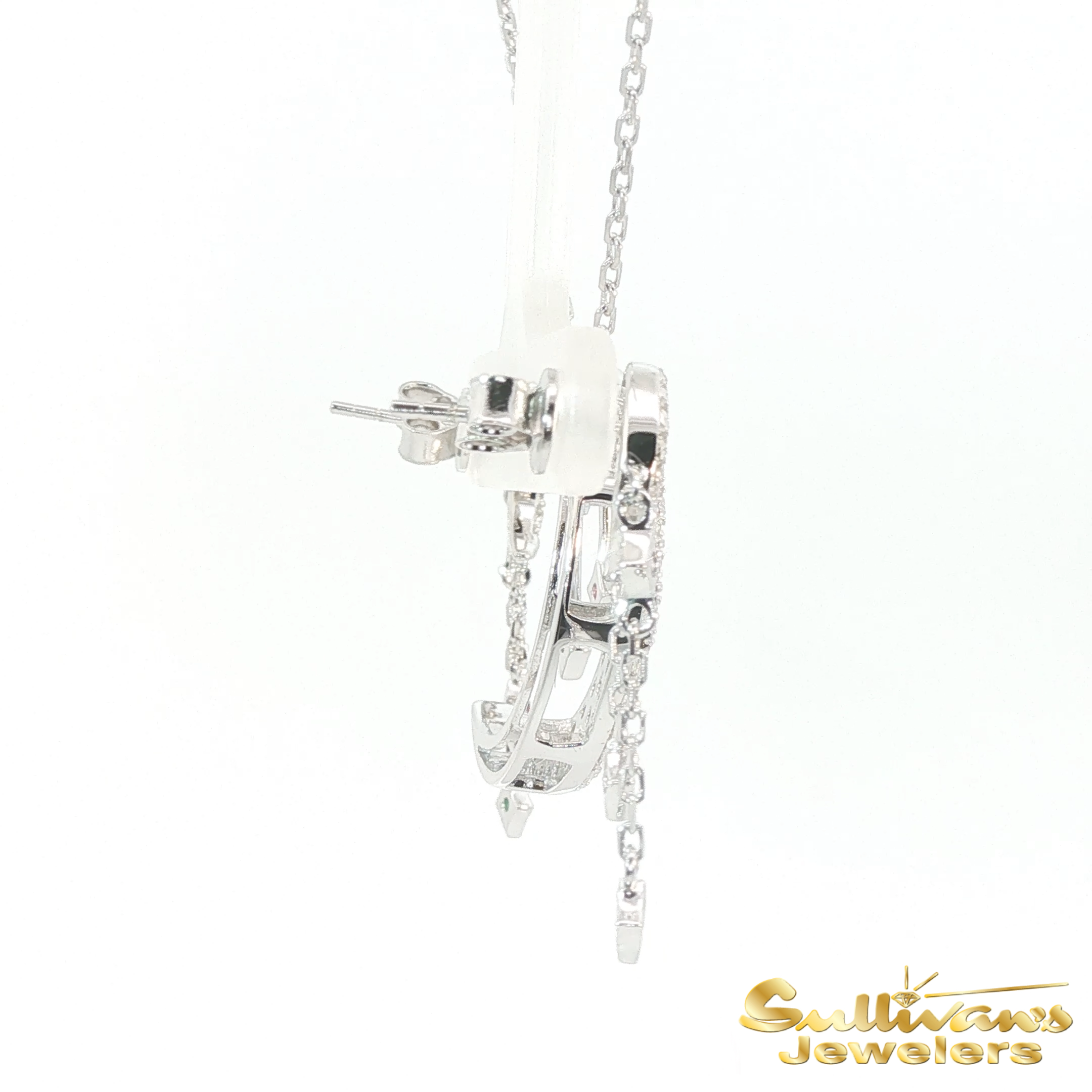 Sterling Silver Moon Necklace & Earrings- Women of the Space Coast
