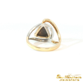 Load image into Gallery viewer, 14K Two-Tone Triangle Opal Ring
