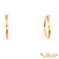 Load image into Gallery viewer, 14K Yellow Gold Twisted Hoop Earrings
