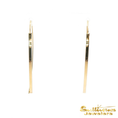 Load image into Gallery viewer, 14K Yellow Gold Tube Wire Threader Earrings
