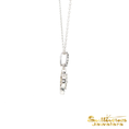 Load image into Gallery viewer, 14K White Gold Clover Diamond Cluster Pendant
