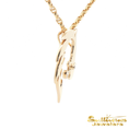 Load image into Gallery viewer, 14K Yellow Gold Relentless Equestrian Foundation Horse Pendant with Diamonds
