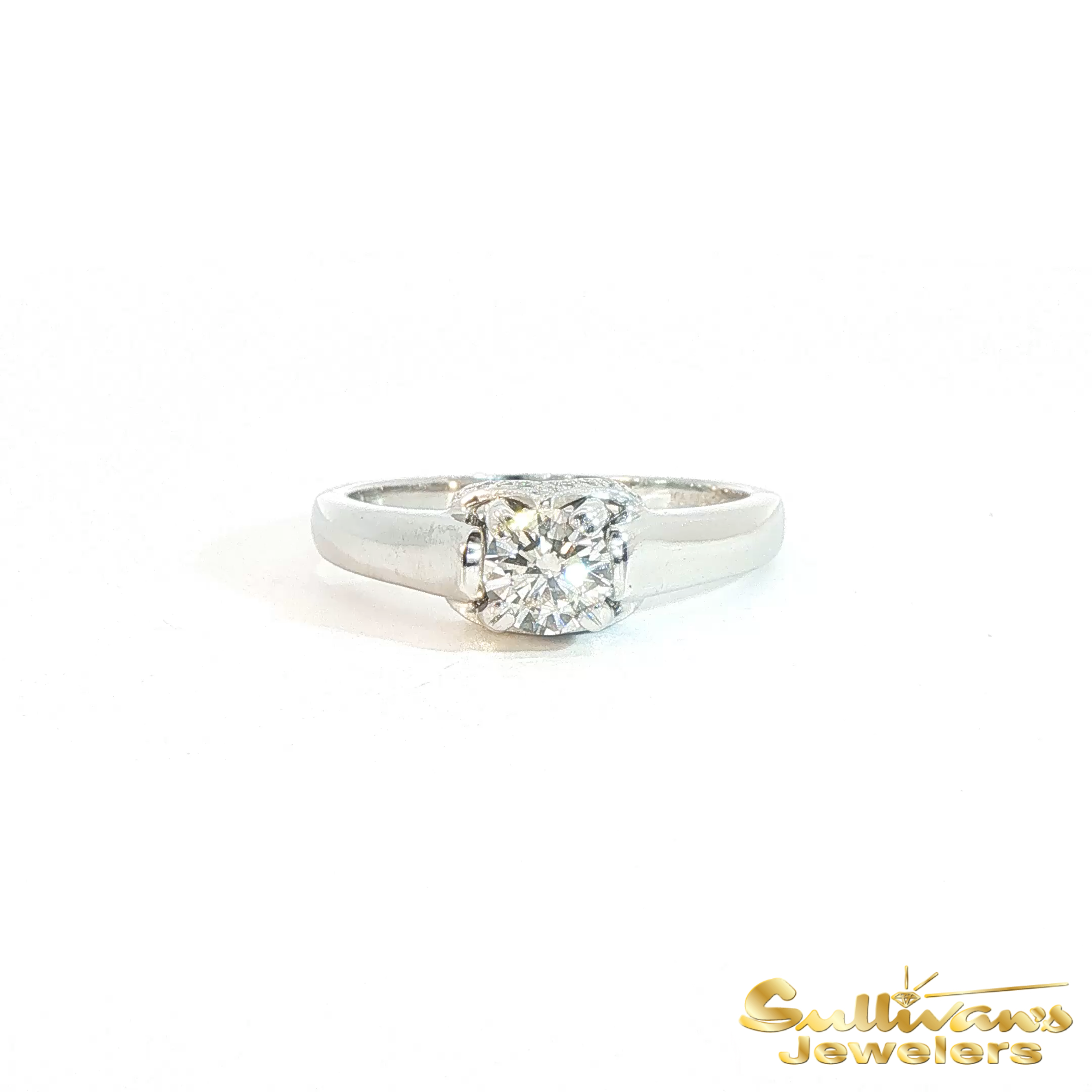 Platinum Diamond Solitaire Ring