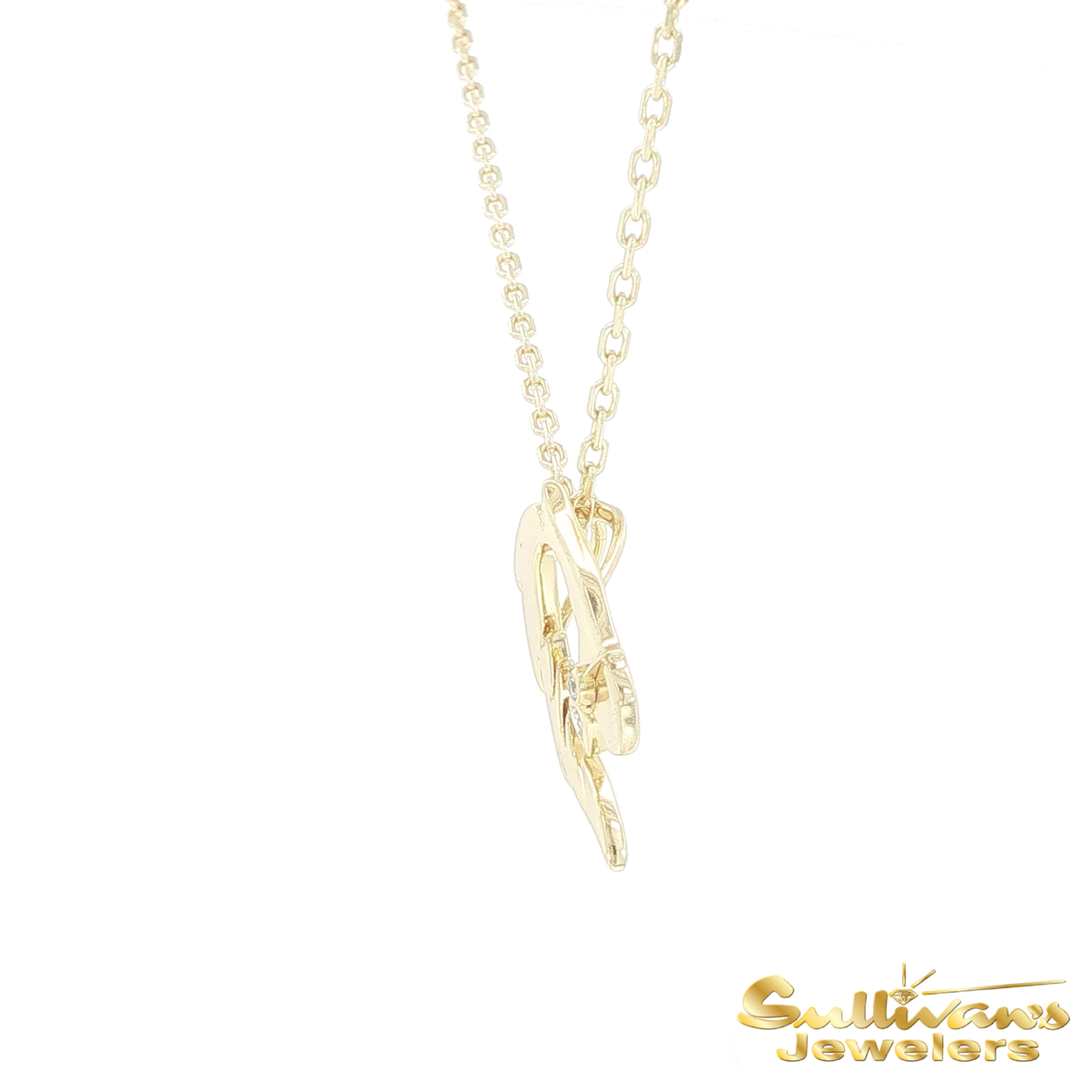 Sterling Silver/Gold-Plated Relentless Equestrian Foundation Small Pendant