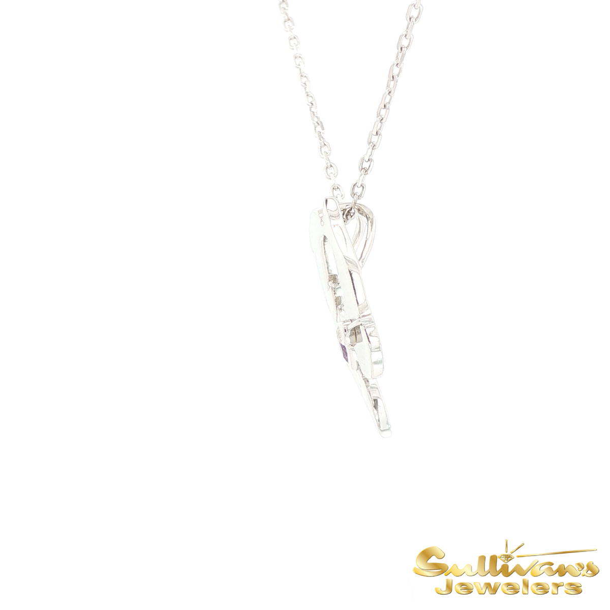 Sterling Silver / Gold-plated Relentless Equestrian Foundation Amethyst Pendant